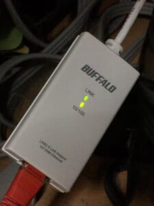 WiiUを有線LANアダプタで接続